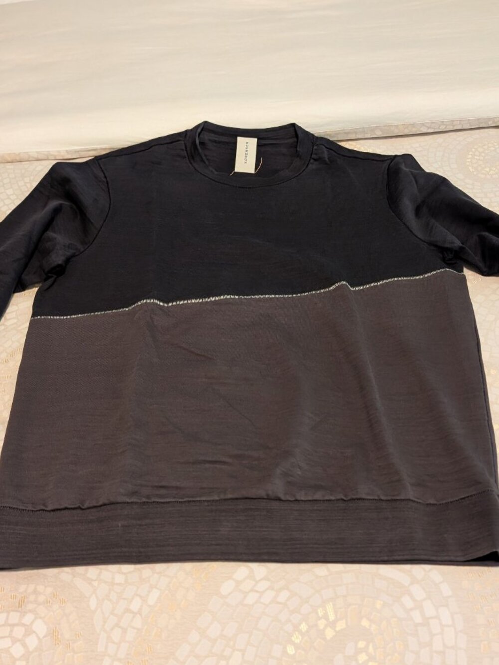 SORENSEN YACHTWEAR: Men's longsleeve cotton boating shirt/top: size M